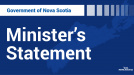minister's statement