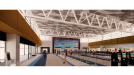 Rendering of international connections facility at Halifax Stanfield International Airport