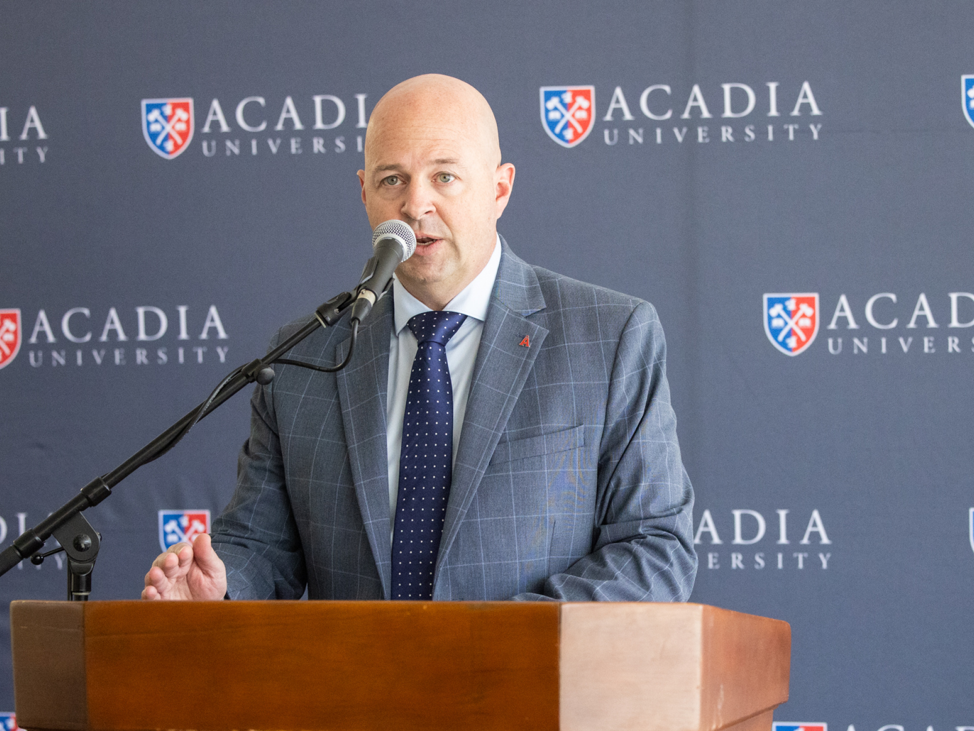 Jeff Hennessy, President and Vice-Chancellor, says the Province’s support for a new training facility at Acadia University is a “significant milestone” for nursing and the university. (Communications Nova Scotia)