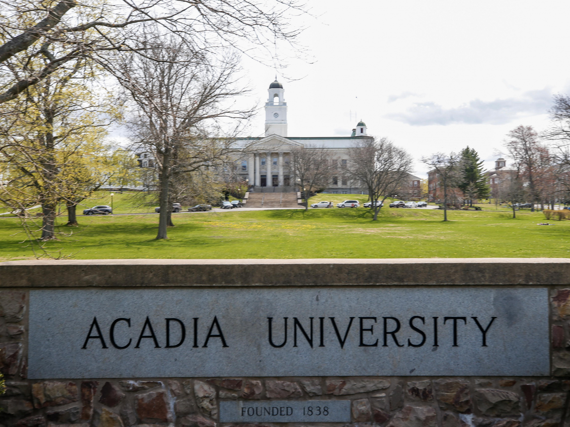 photo of the exterior of Acadia University