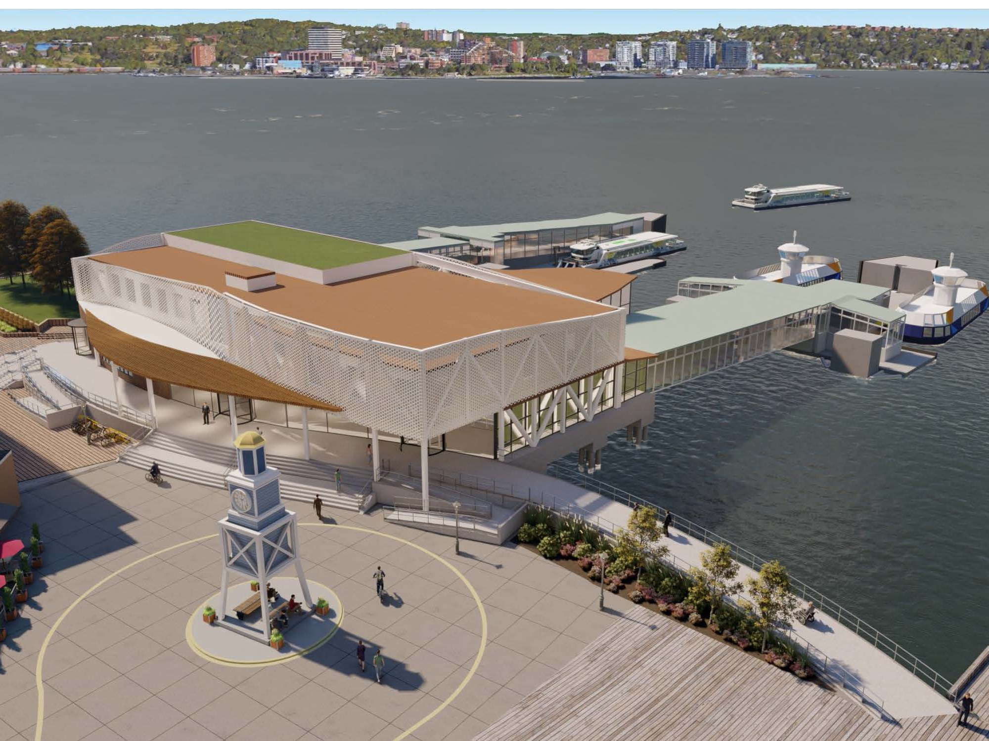 Rendering of proposed ferry terminal