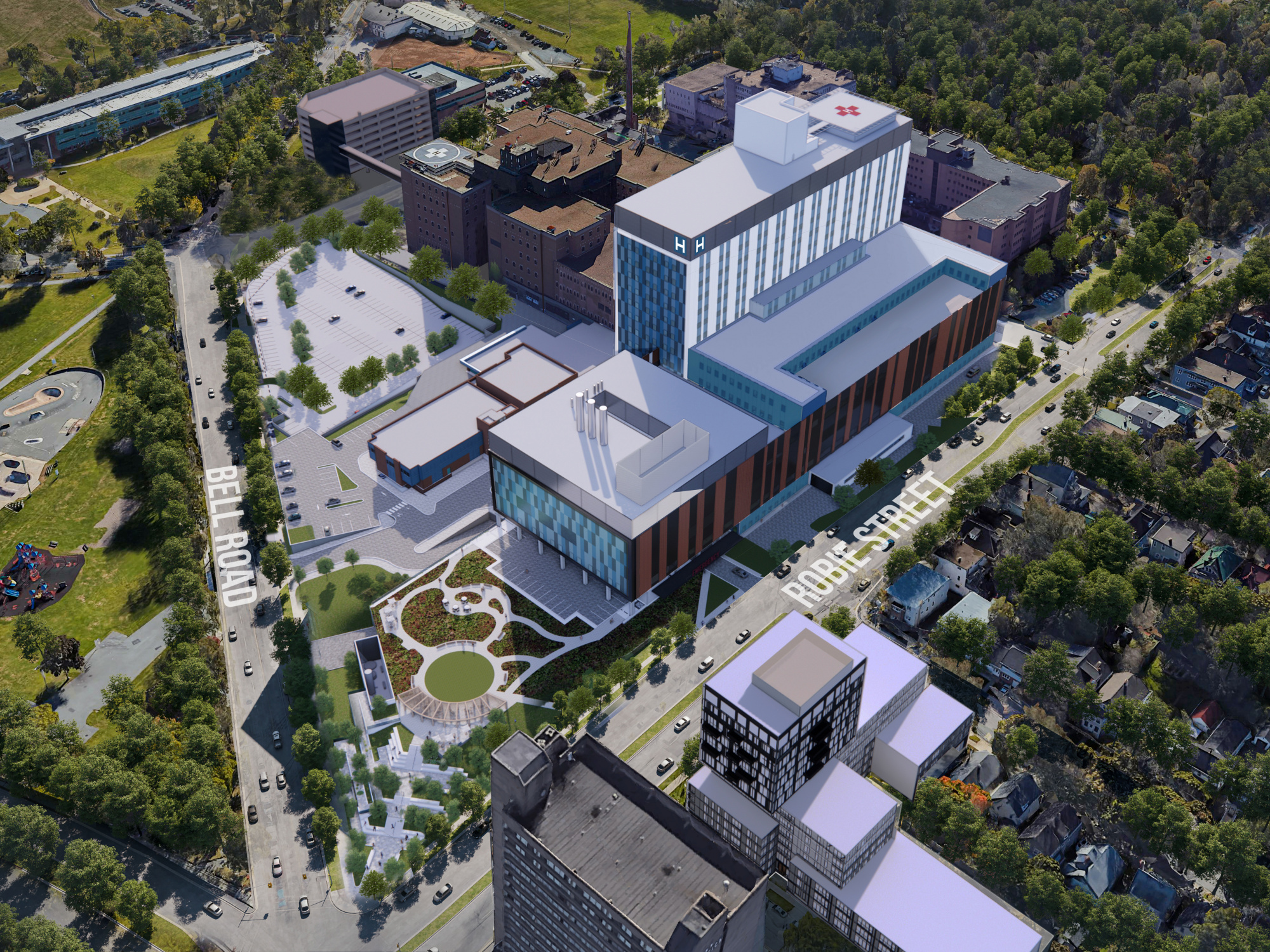 Rendering of Halifax Infirmary expansion