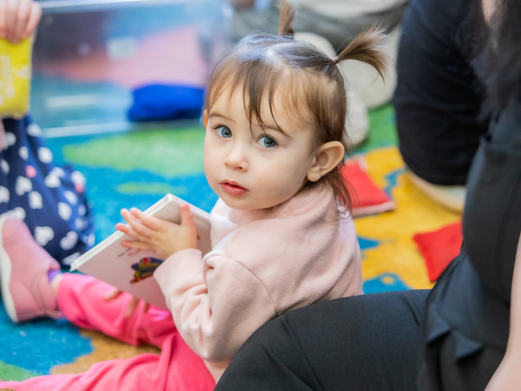 Photo of a toddler at a child-care centre