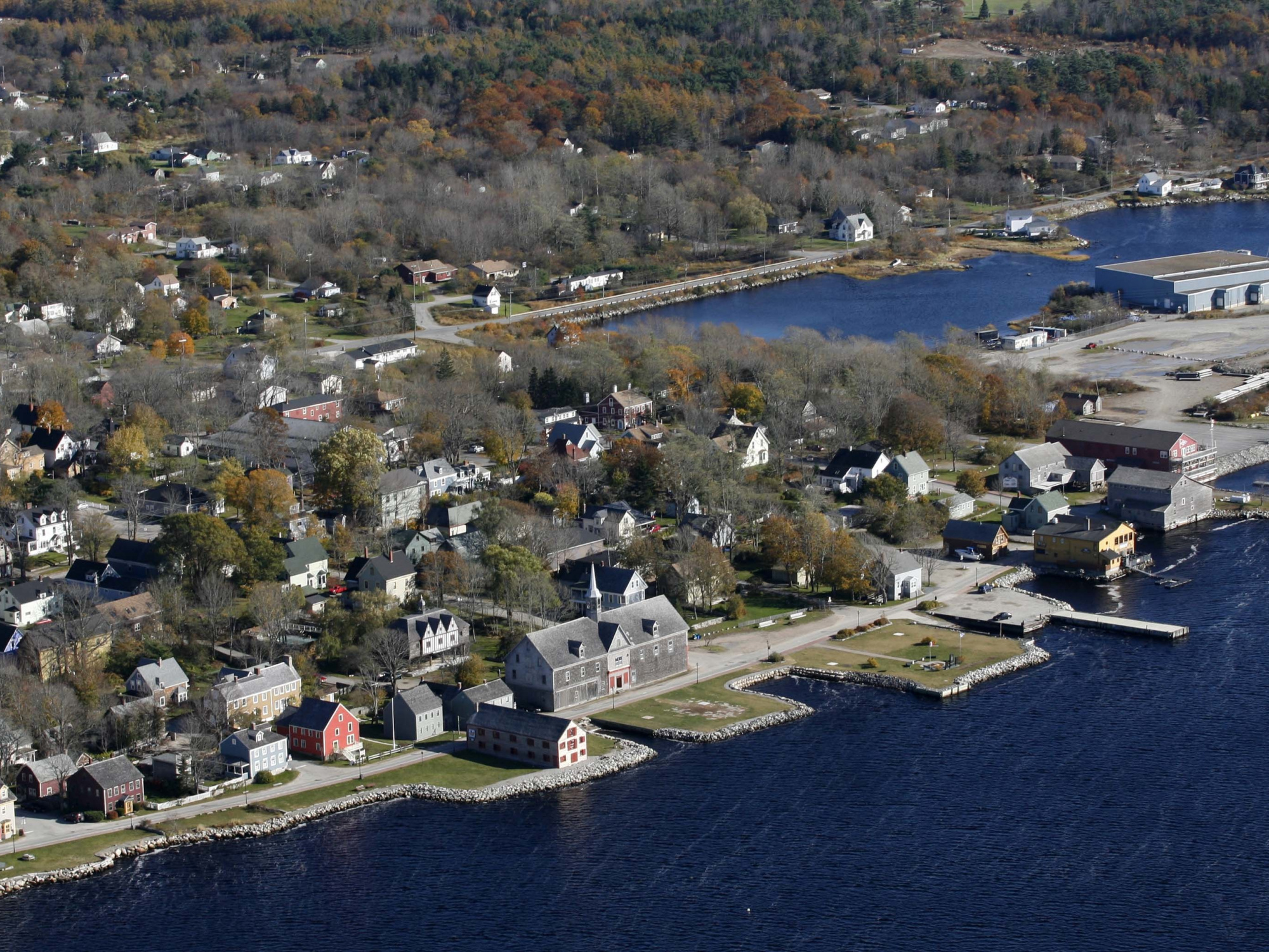 aerial view of Shelburne