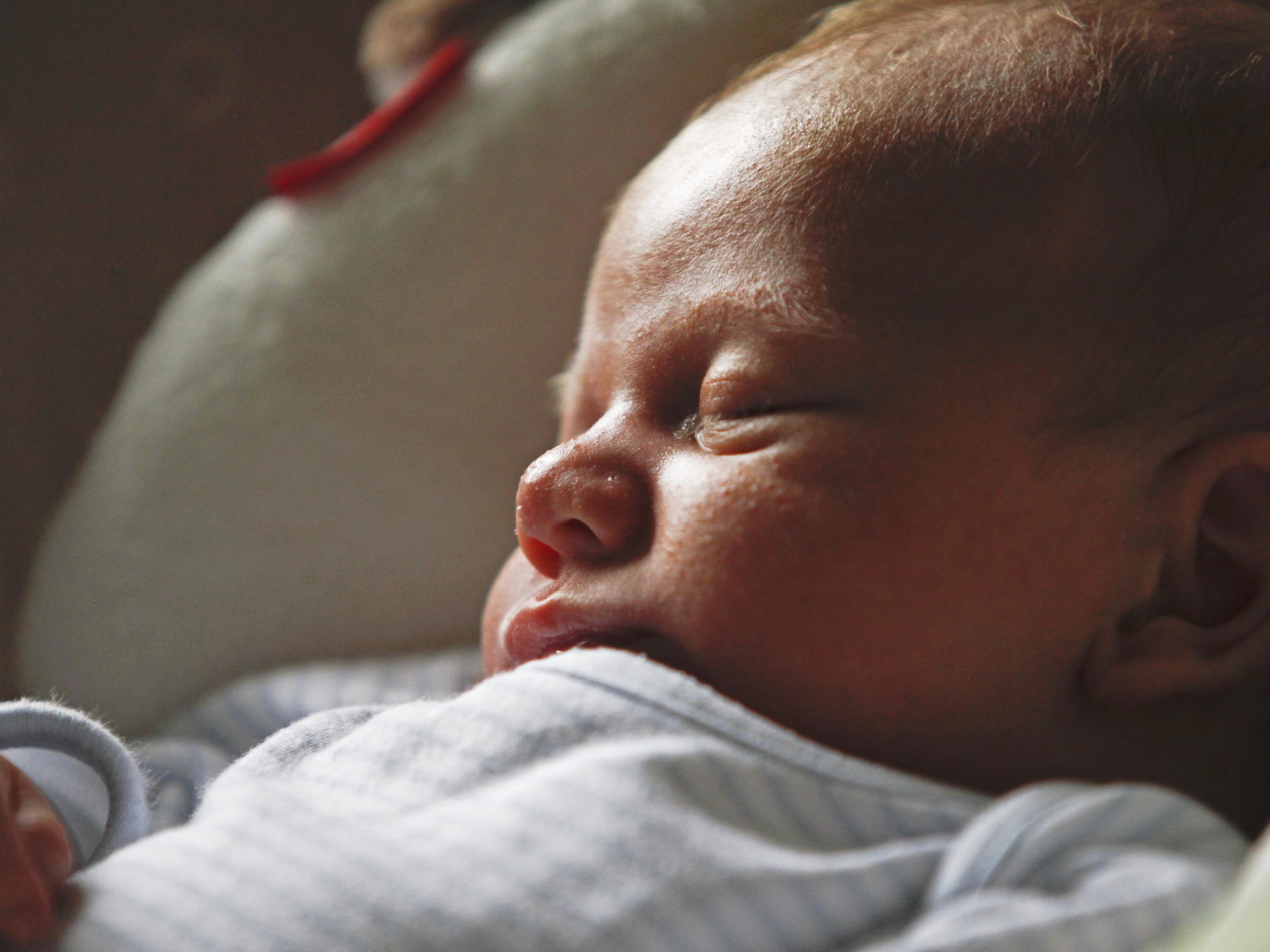 Photo of a sleeping infant