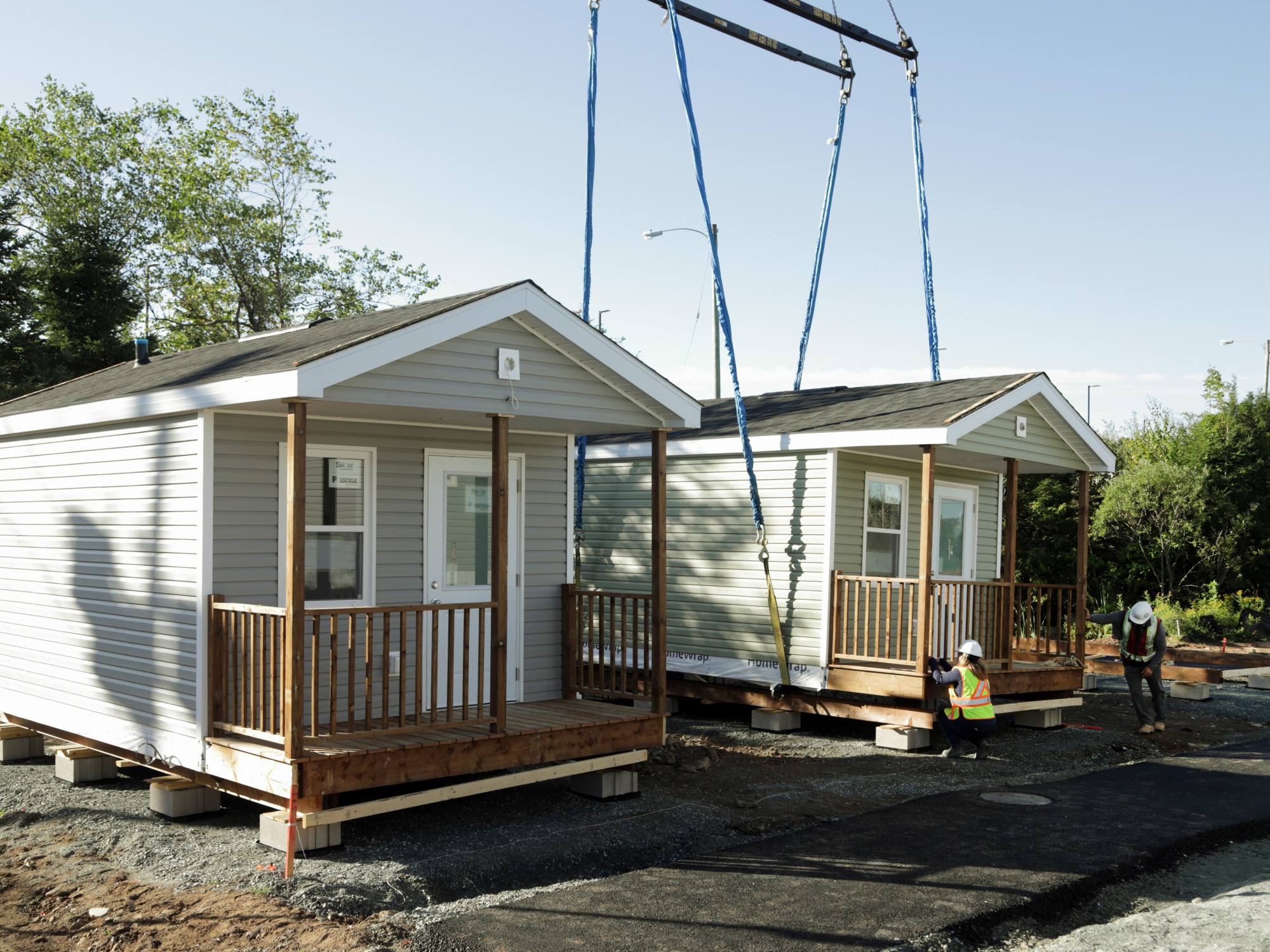 Photo of two tiny homes