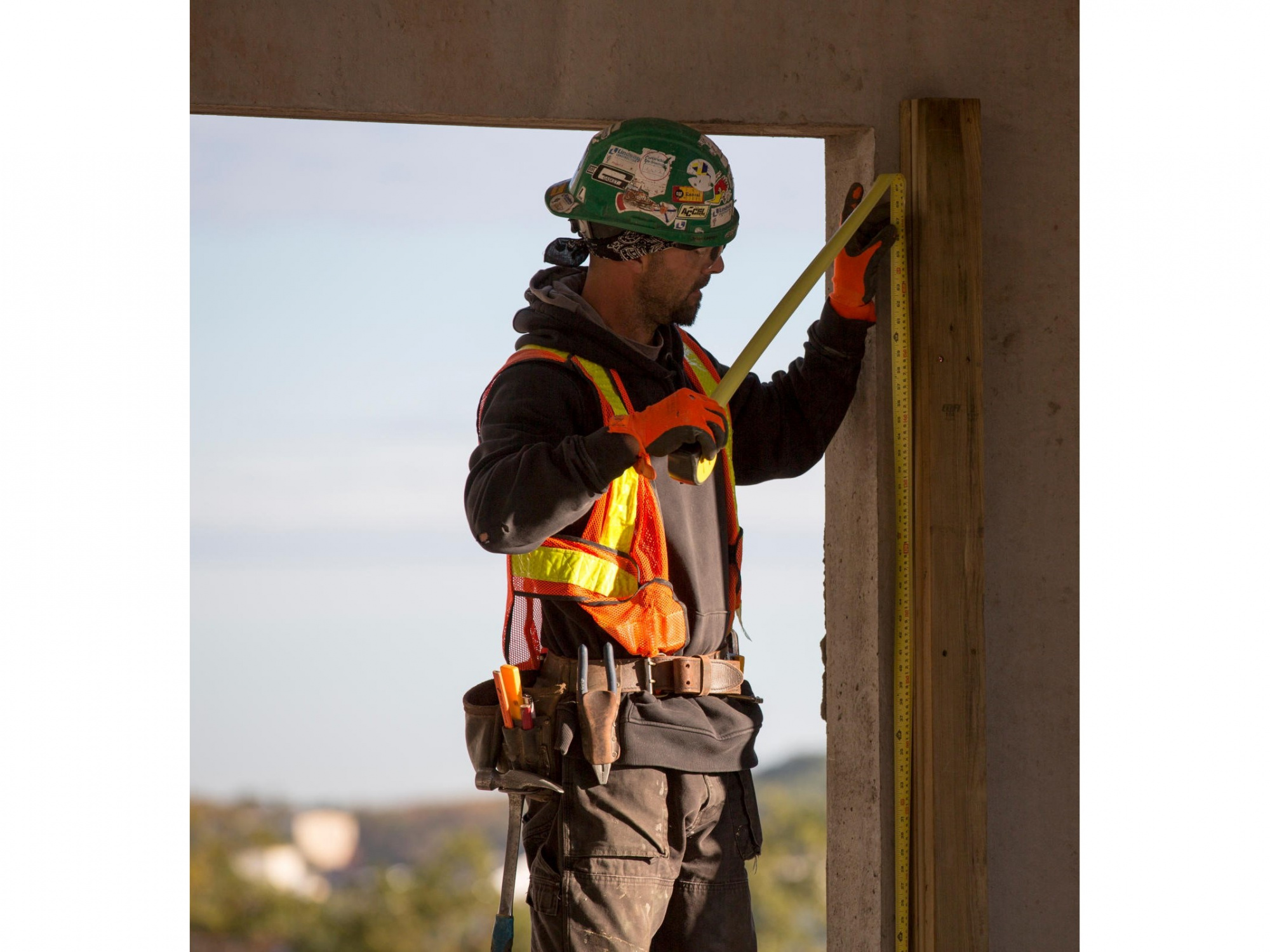 builder at work