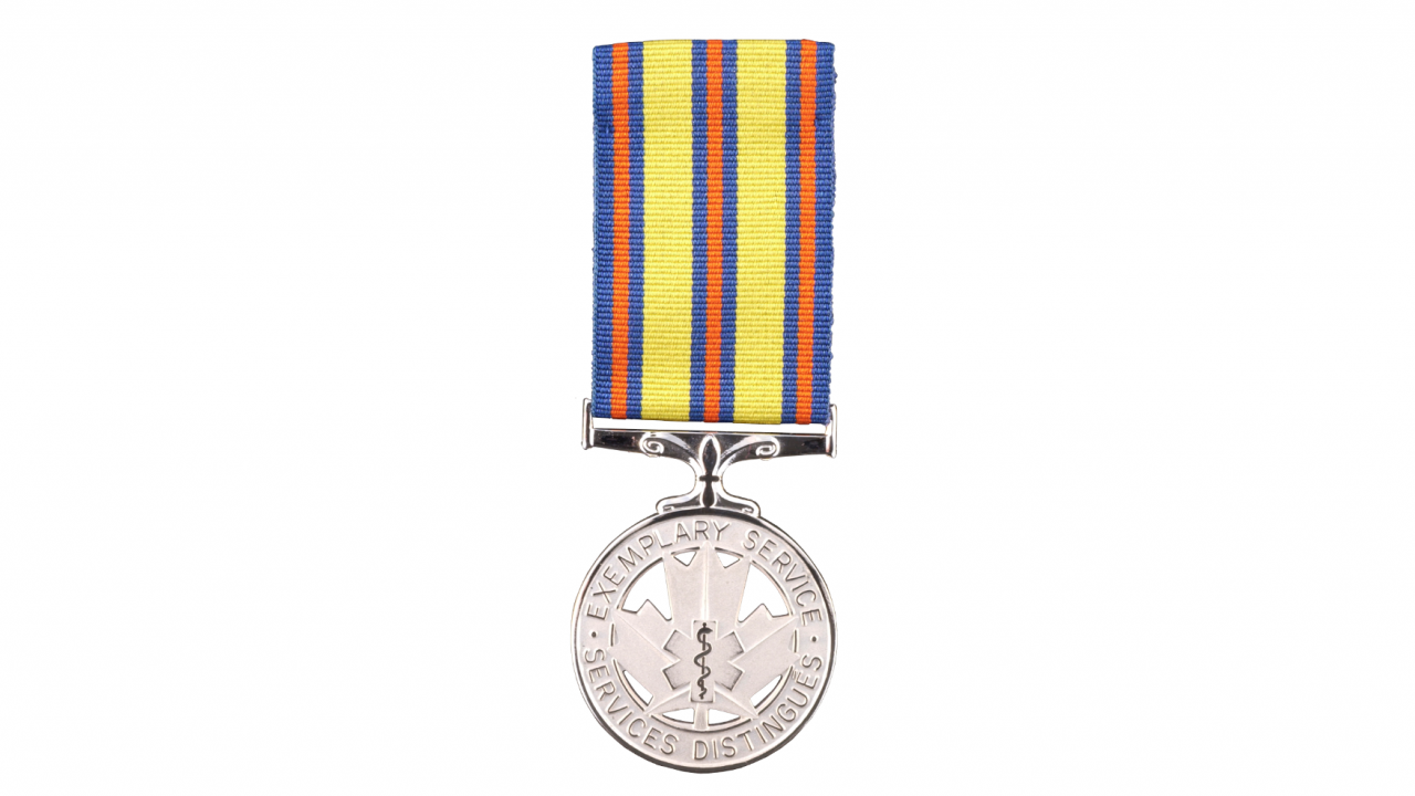 Photo showing the Exemplary Service Medal