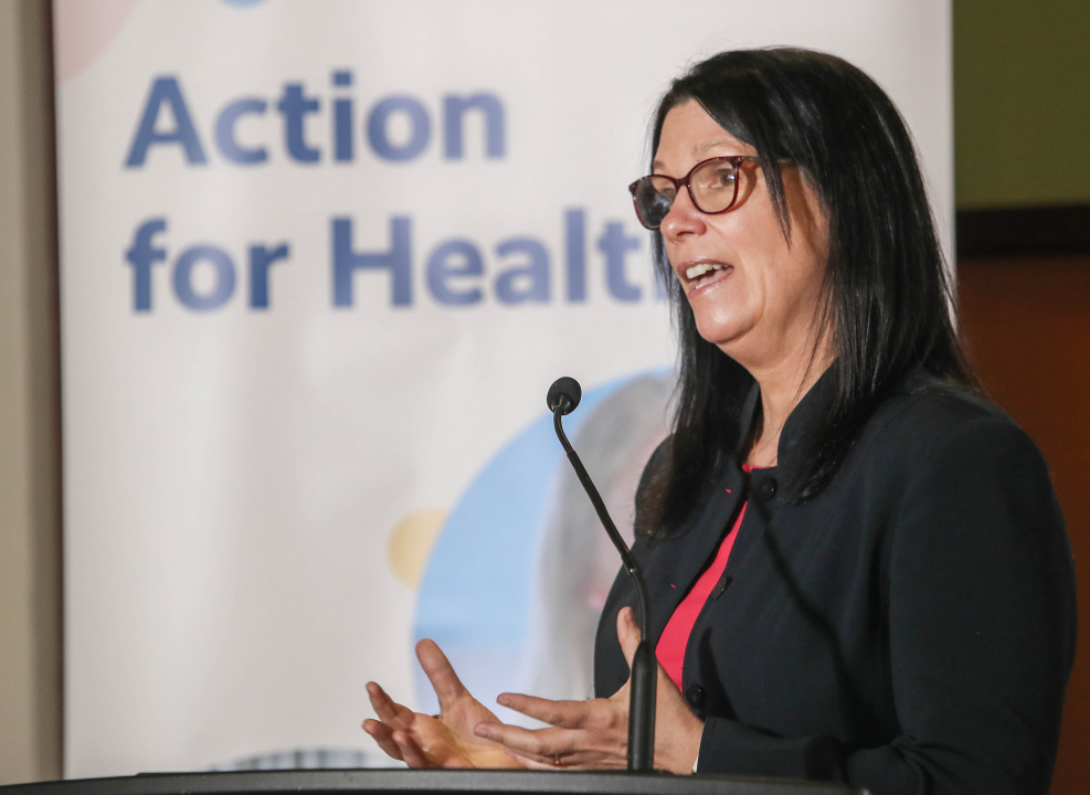 Photo of Michelle Thompson, Minister of Health and Wellness