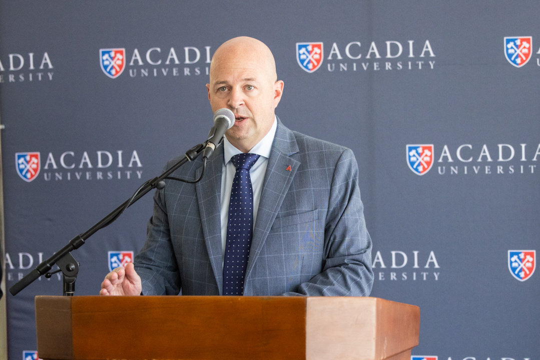 Jeff Hennessy, President and Vice-Chancellor, says the Province’s support for a new training facility at Acadia University is a “significant milestone” for nursing and the university. (Communications Nova Scotia)