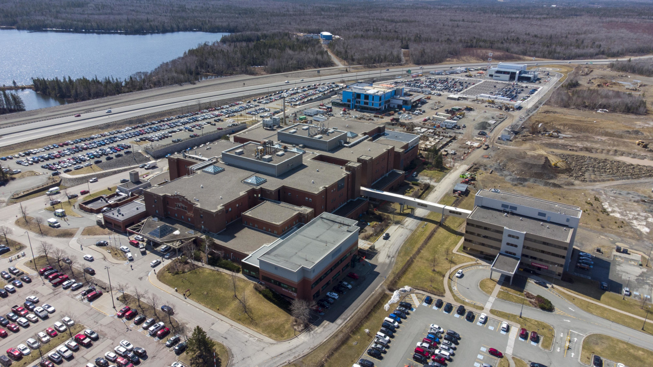 photo of Cape Breton Regional Hospital expansion from April 2023