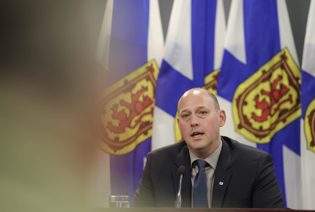 Timothy Halman, Minister of Environment and Climate Change speaks during the announcement. (Communications Nova Scotia)