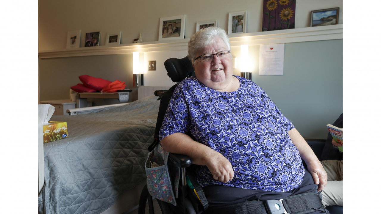 Photo of a senior citizen in a wheelchair