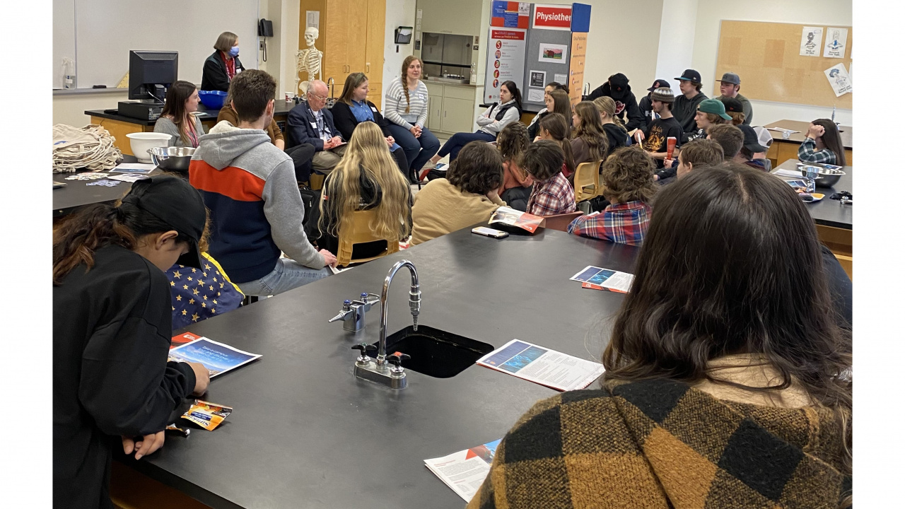 Photo of high school students in classroom