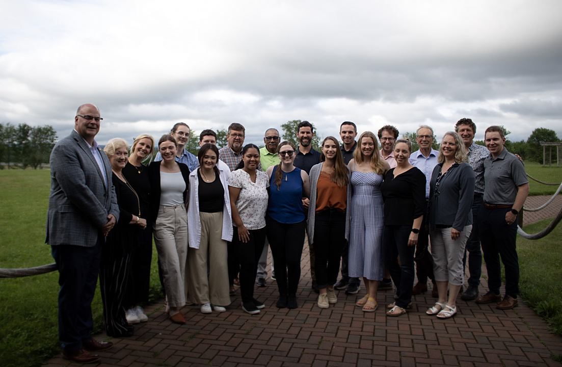 Community members gathered to welcome and meet six new medical residents joining the North Nova Family Medicine teaching site in Truro last year. (Contributed)