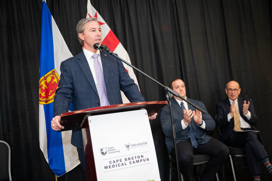 Premier Tim Houston at CBU event