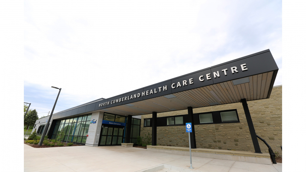 Photo of exterior of North Cumberland Health Care Centre