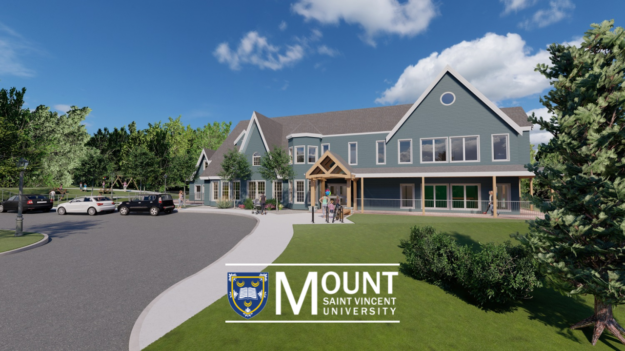 Rendering of a new child-care facility