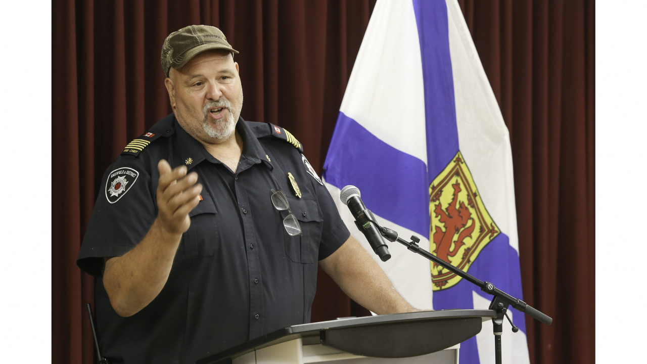 Greenfield and District Fire Chief Moyal Conrad says the cell coverage announcement is a “game changer” for first responders. (Communications Nova Scotia)