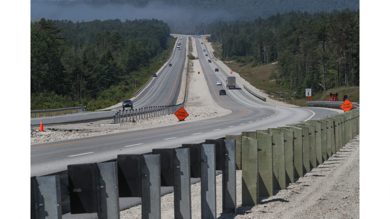 Photo of twinned highway