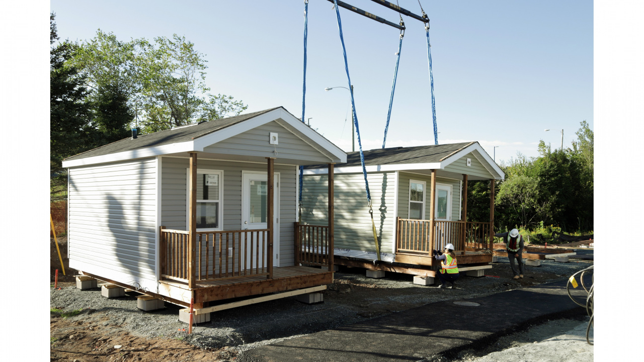 Photo of two tiny homes