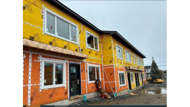 Photo of housing under construction