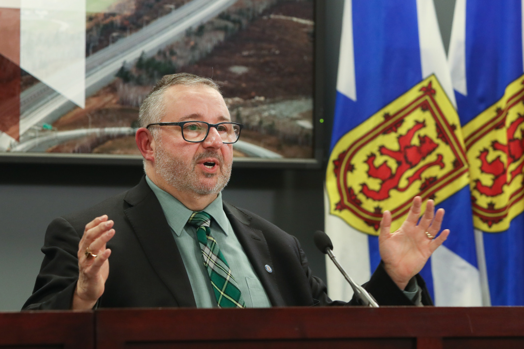 Public Works Minister Fred Tilley