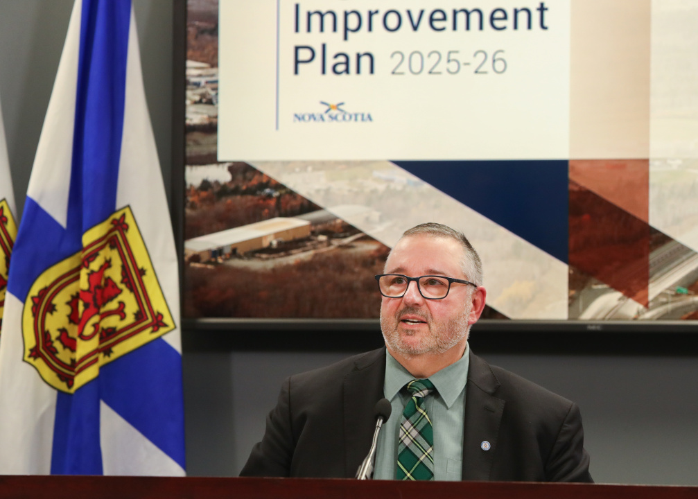 Minister of Public Works Fred Tilley 