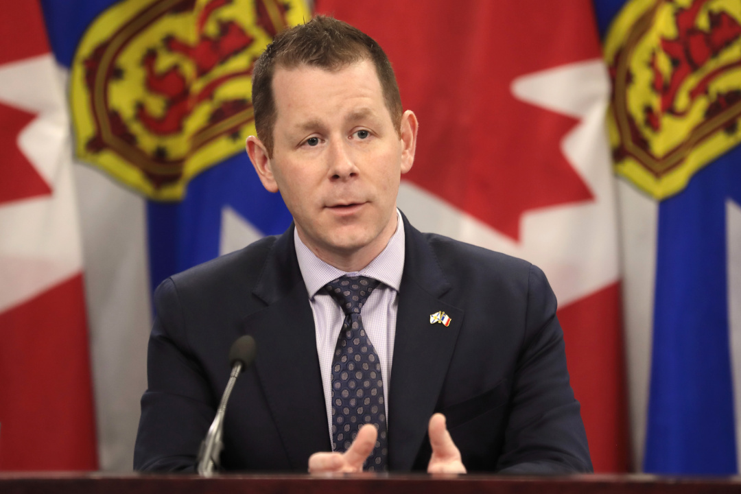 Growth and Development Minister Colton LeBlanc