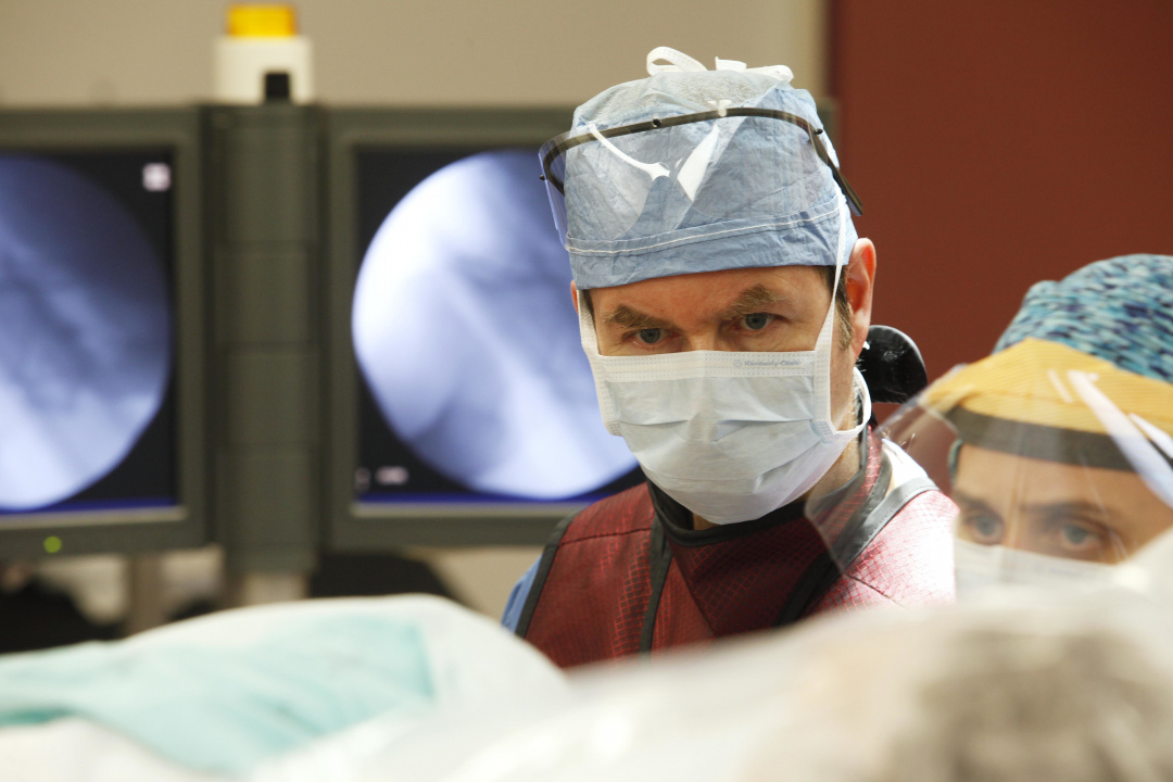 A doctor is seen at Cape Breton Regional Hospital in this file photo.