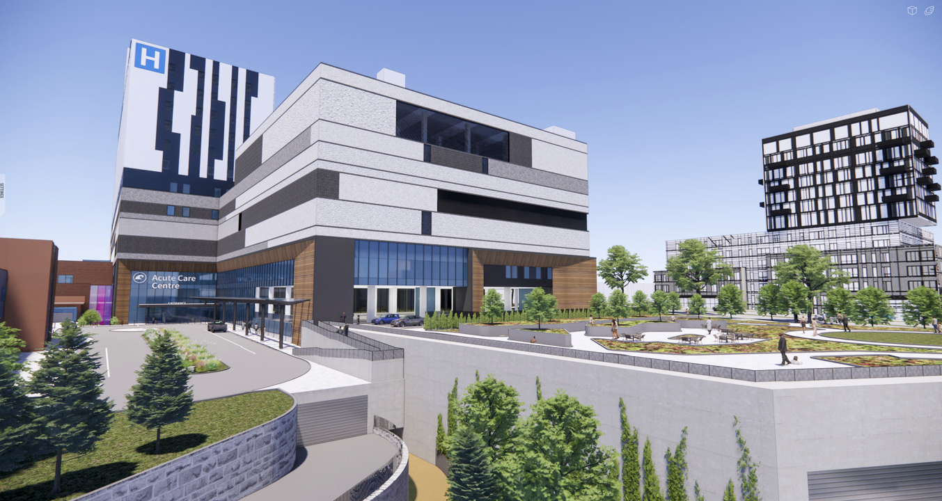 Rendering of Halifax Infirmary expansion