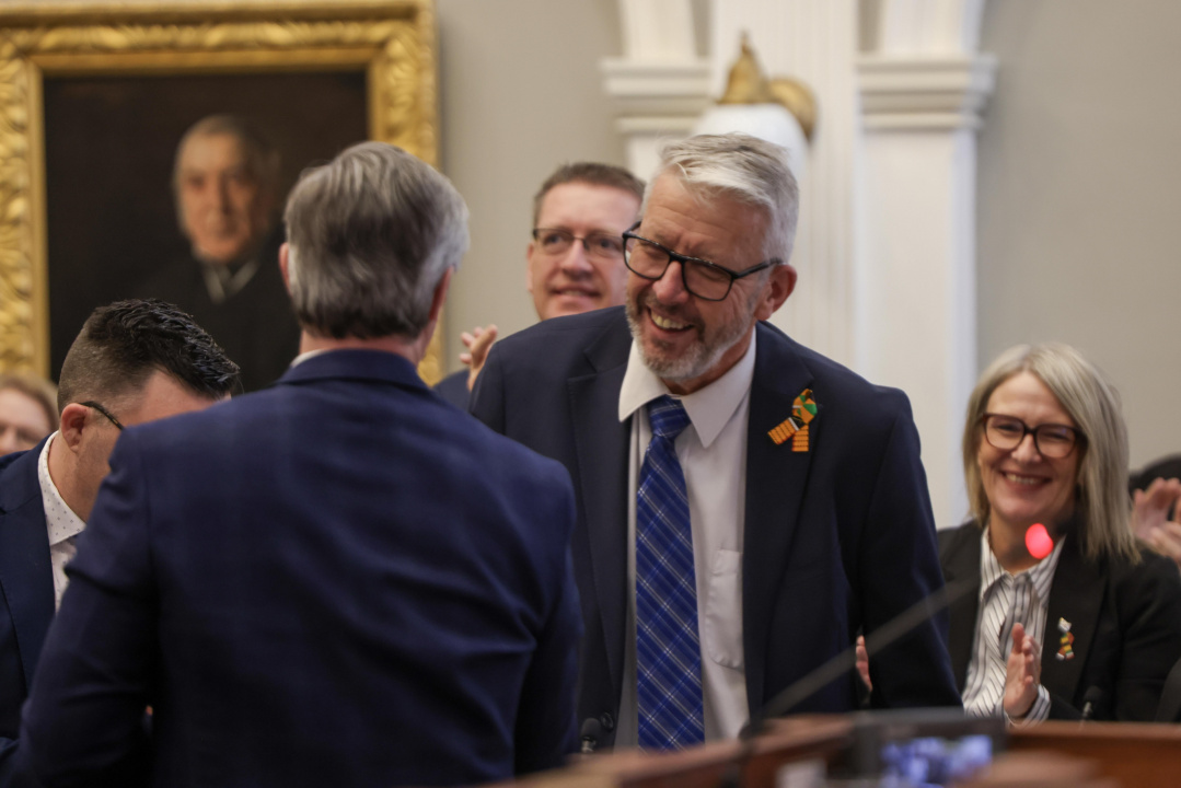 Finance and Treasury Board Minister John Lohr 