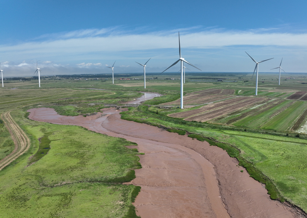 Windmills at the Chignecto Isthmus