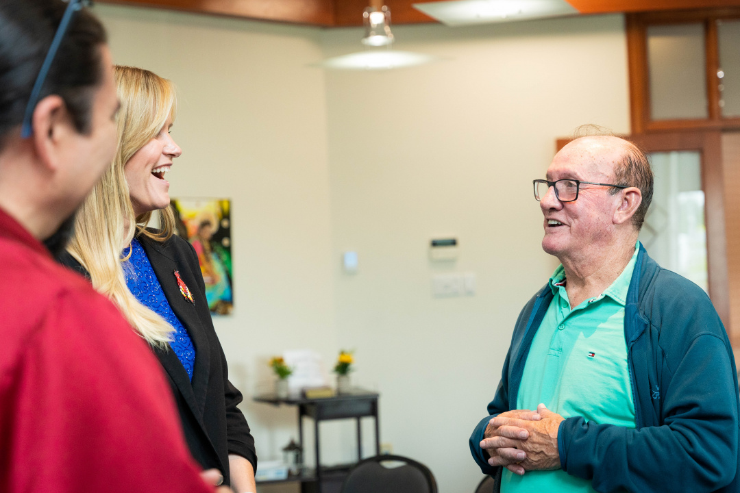 Leah Martin, Minister of L'Nu Affairs, and Membertou Chief Terry Paul