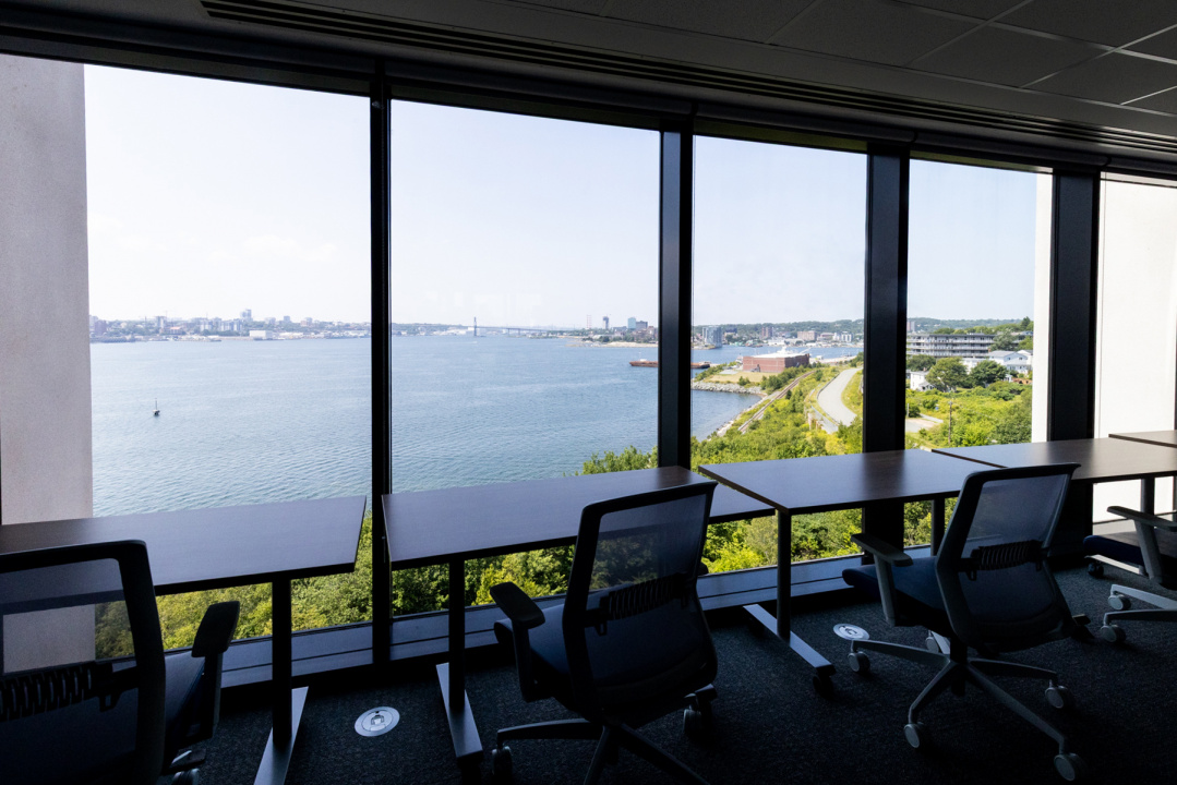 A study room in the new NSCC residence.
