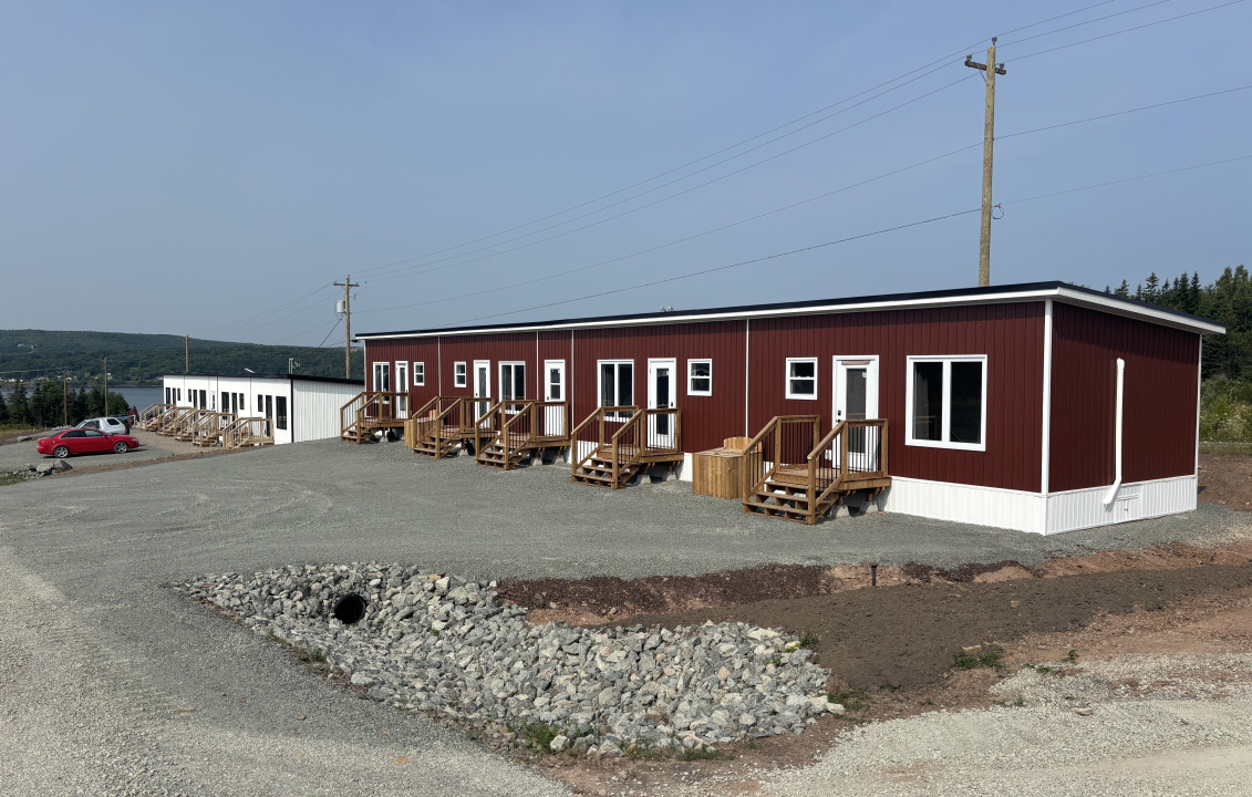 New housing units on Reeves Street in Port Hawkesbury.