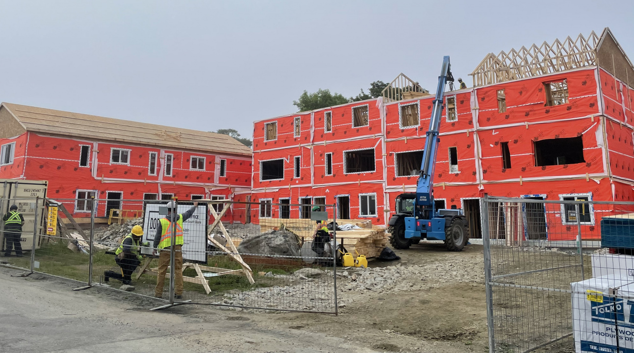 Housing under construction