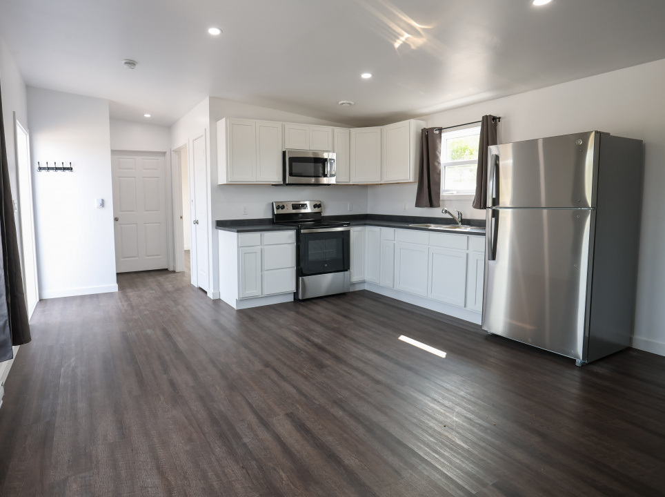 An empty kitchen