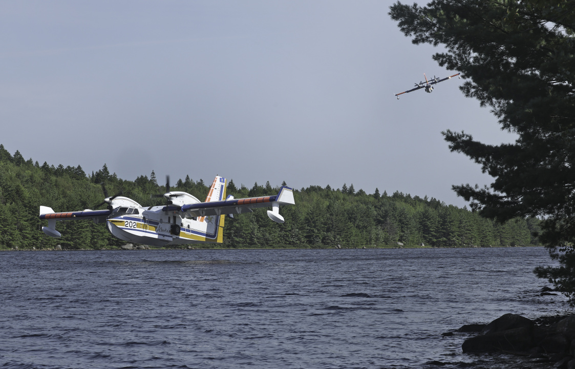 fire fighting plan over water
