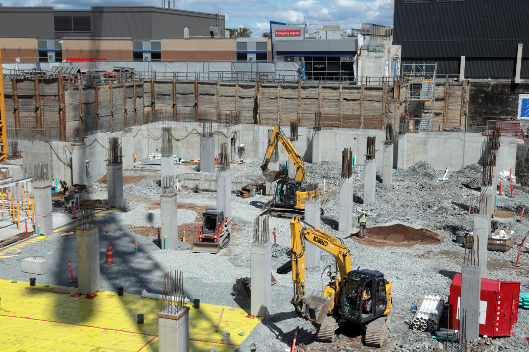 Halifax Infirmary acute care tower expansion project.