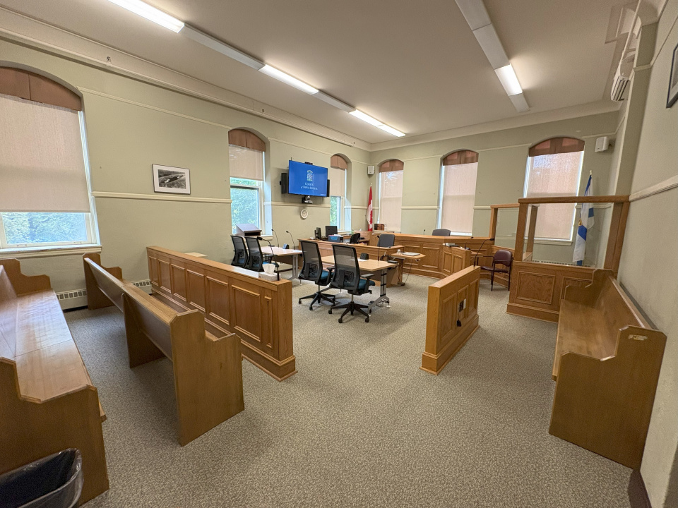 The bail courtroom