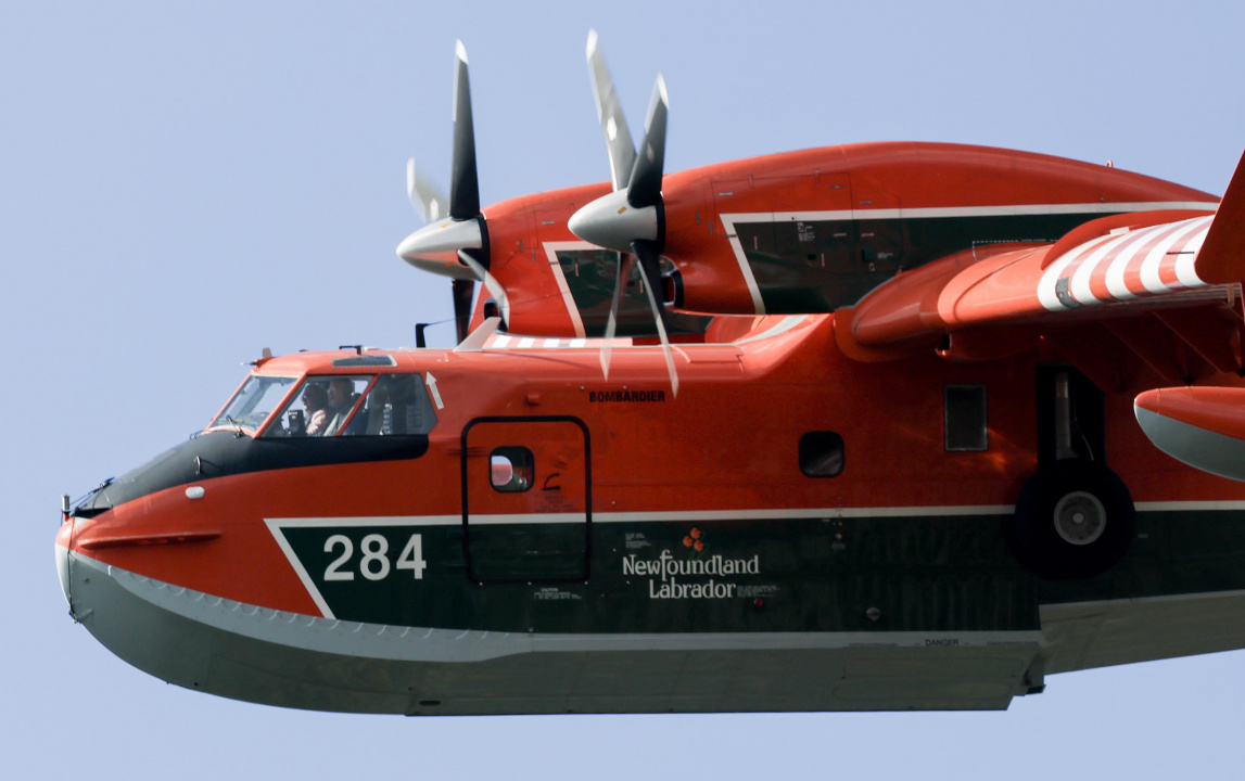 Wildfire response at Lake George, Kings County.