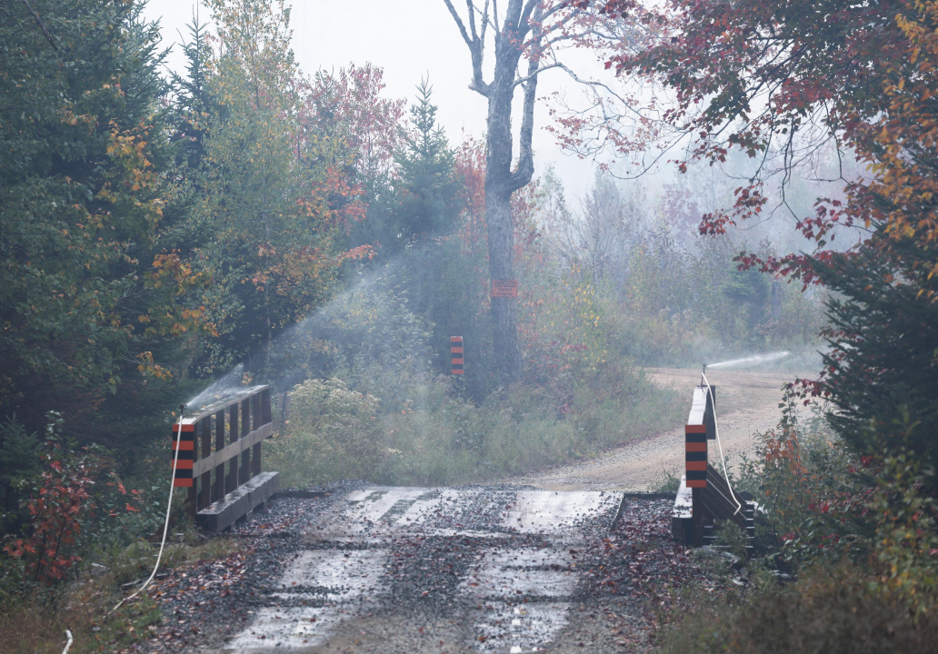 Wildfire response at Lake George, Kings County.