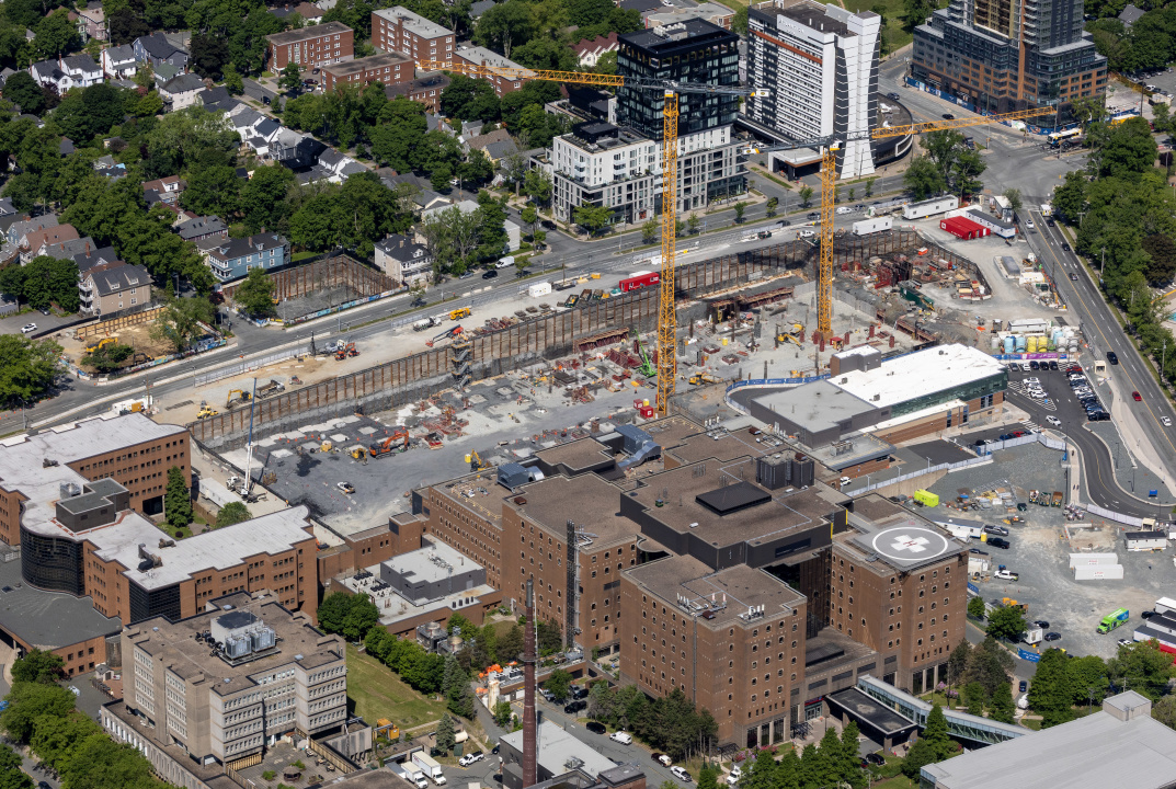 The QEII Health Sciences Centre in Halifax. 