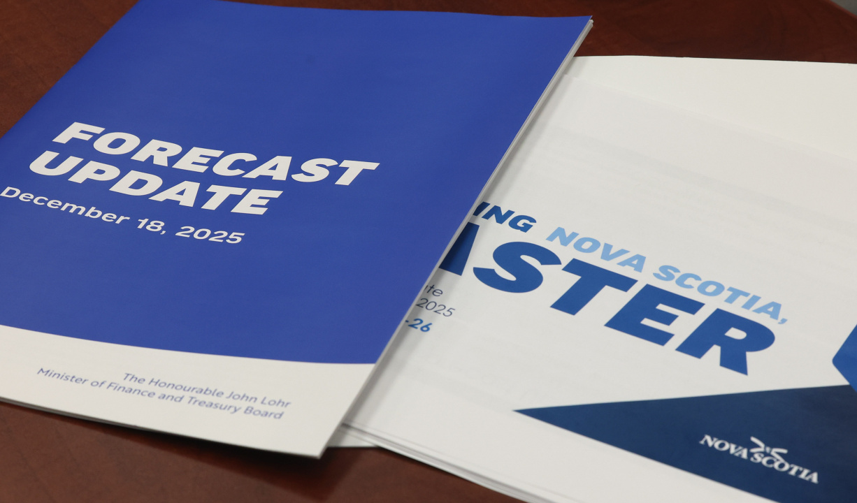 Cover of budget update documents