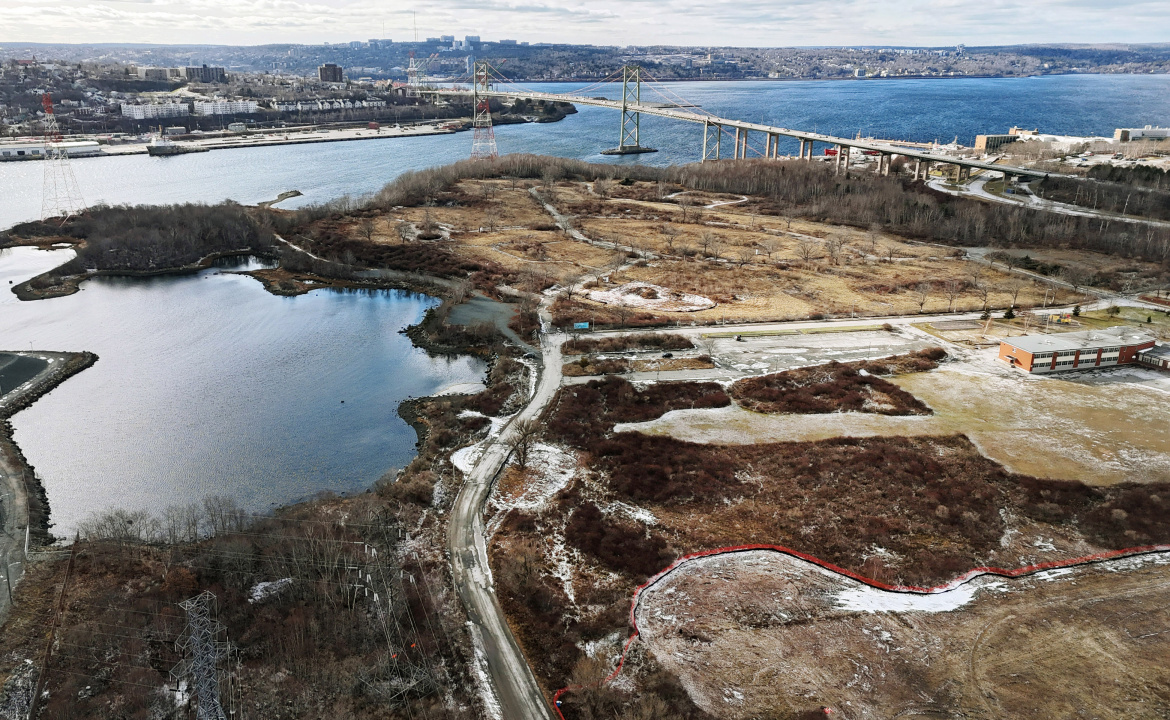 Ariel view of Shannon Park site
