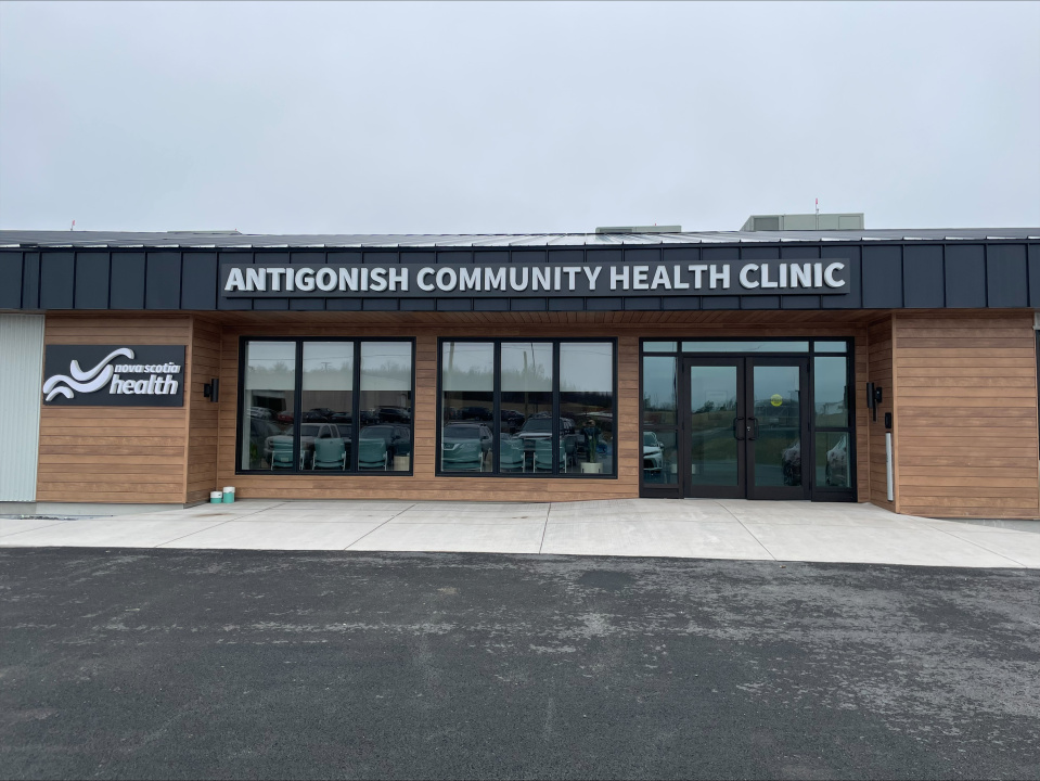 Exterior of the Antigonish Community Health Clinic. 