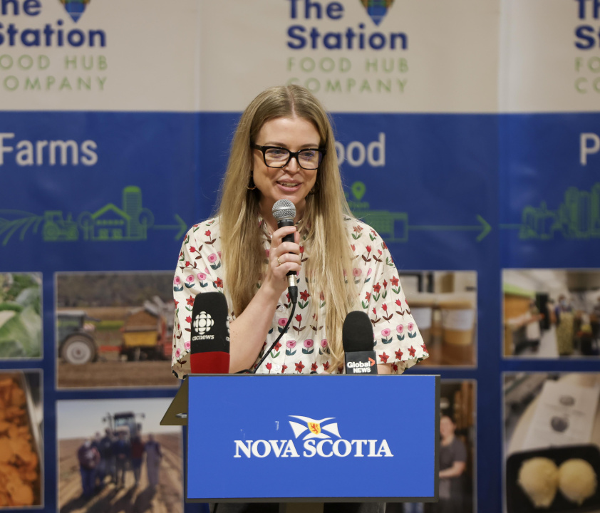 Emily Lutz, Executive Director of the Nova Scotia Fruit Growers’ Association. 