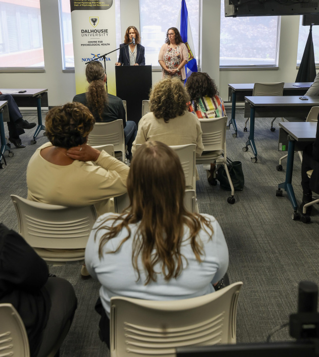 Shannon Johnson, left, and Alissa Pencer, co-directors of the Dalhousie Centre for Psychological Health.