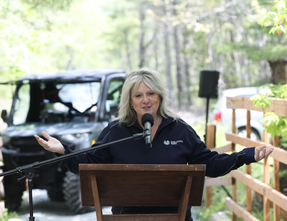 Kim Masland, Minister of Emergency Management and MLA for Queens.